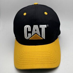 Vintage CAT Diesel Equipment Trucker SnapBack Hat Cap 1990s